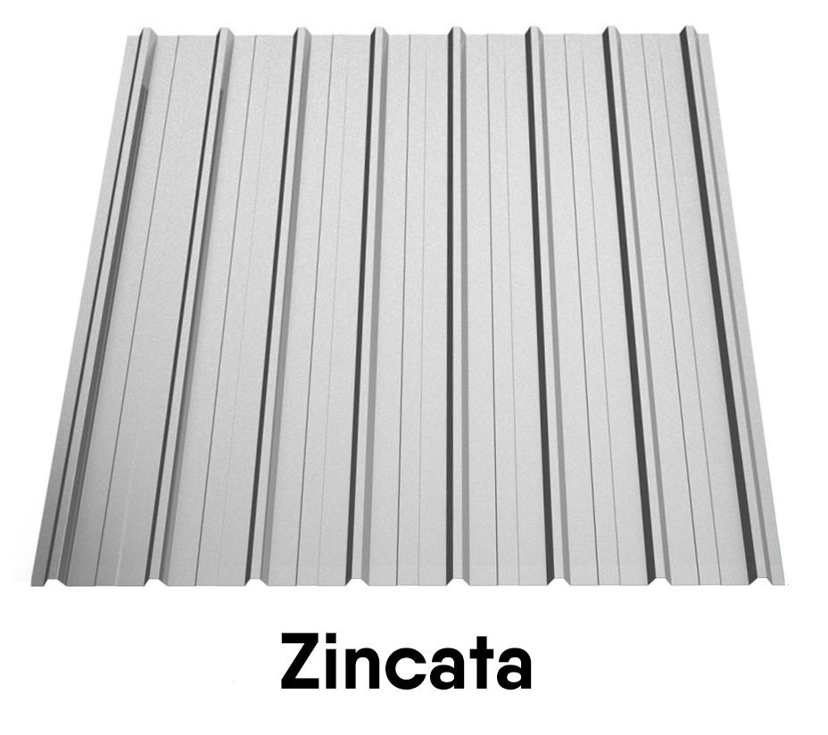 Tabla cutata Zincata 0.4 mm  Latime 1080 mm