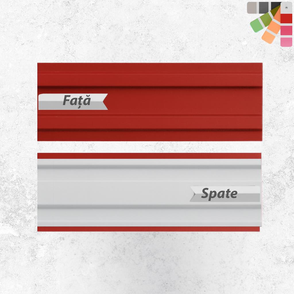 Sipca simetrica dreapta Rosu Lucios