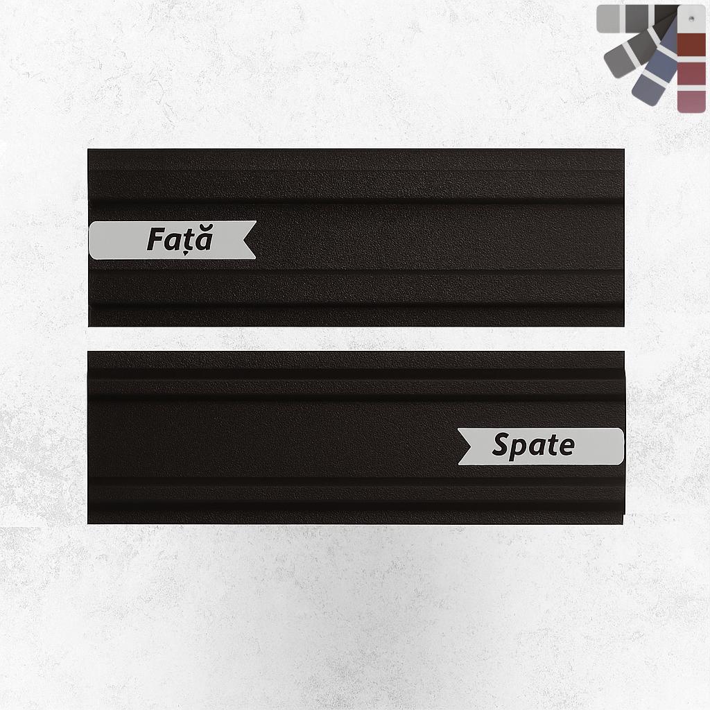 Sipca simetrica dreapta fata-spate Maro Mat